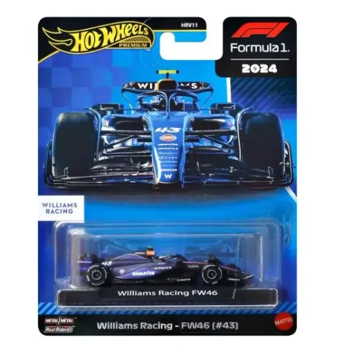 Hot Wheels Premium Fórmula 1 Williams Racing FW46 - #43 Franco Colapinto | 1:64