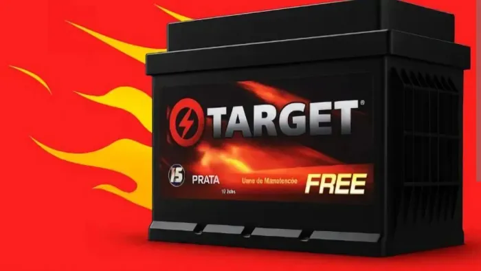Bateria Target 60ah, 15 meses de garantia 