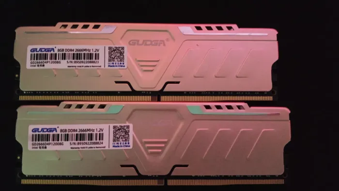 Memória ram ddr4 2x8 GB 2666 mhz