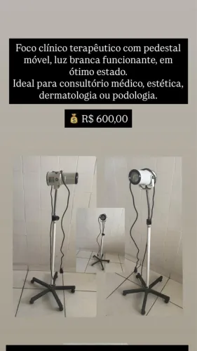 Equipamentos de saúde e estética 