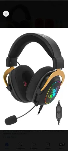 Headset Redragon Harry Potter Zeus Hogwarts Rgb Edição Especial