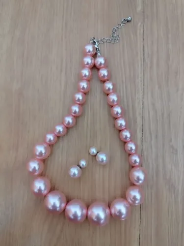 Conjunto Colar + Brincos Pérola 