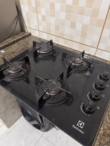 Cooktop Electrolux 4 bocas - Vidro Temperado