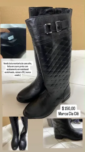 Bota de couro