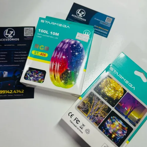 Fita de LED RGB StarMega 10 metros - 100 LEDs Bivolt ST-406