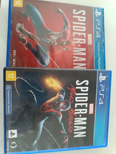 PS4 Jogos Conjuntos homem Aranha e Miles 
