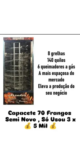 Forno Galeteira Bras Grill BR 64
