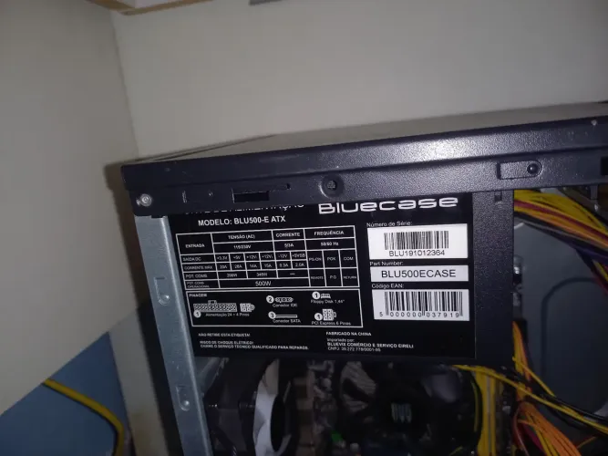 Fonte de pc Bluecase!