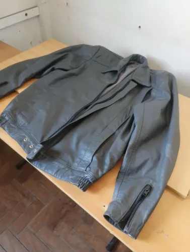 Jaqueta de couro