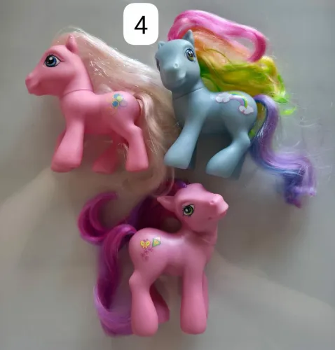 Lote 4 my litte pony, 3 unidades.