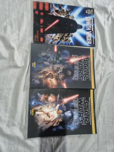 Hqs Star Wars panini Darth Vader + A Guerra Das Estrelas vol. 1 e 2