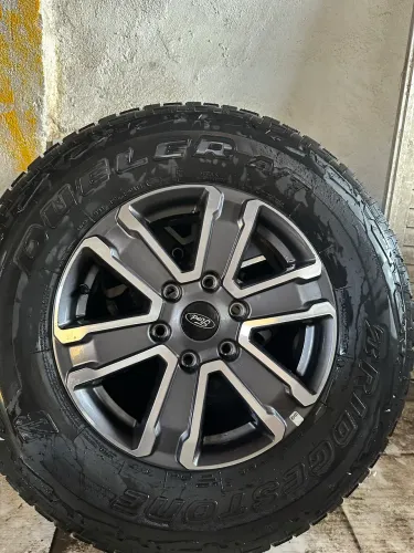 Jogo de rodas aro 17 Ford ranger xlt