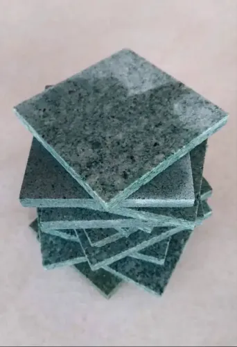 Revestimento Pedra Hijau Lisa Piscina 10x10 Cm Verde Fosco