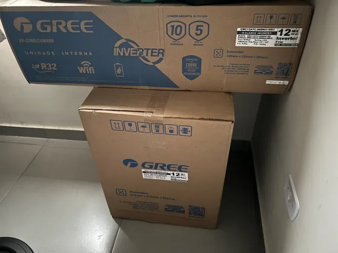 Vendo ar-condicionado novo 12 mil btus