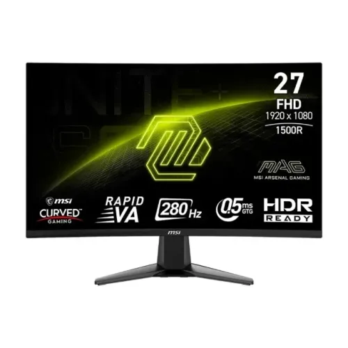 Monitor Gamer (((DANDO TELA AZUL))) Curvo MSI MAG 27" FHD, 280Hz, 0.5ms, VA, Adaptive-Sync