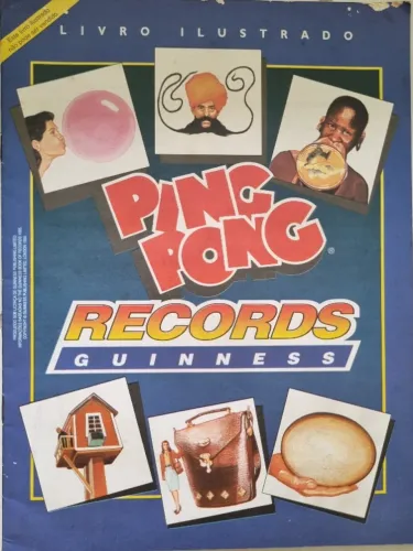Álbum Ping Pong livro dos recordes original