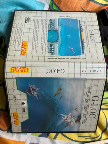G LOC - game gear acompanha caixa e manual 