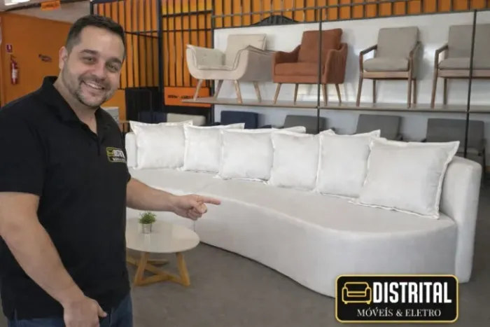 Sofá Orgânico Madero 298 Cm Novo Entregamos