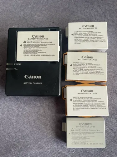 Bateria LP E-8 para Canon com carregador