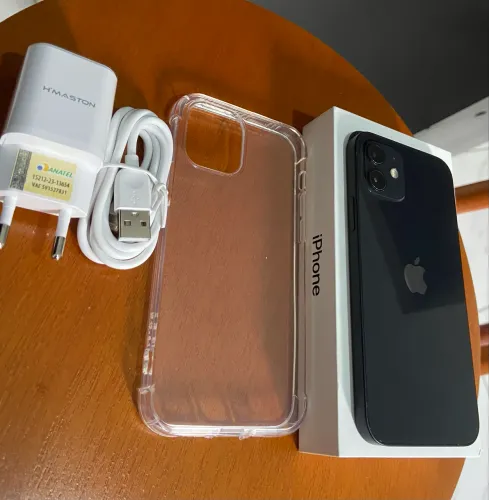 iPhone 12 preto (64gb)totalmente original impecável completo promoção