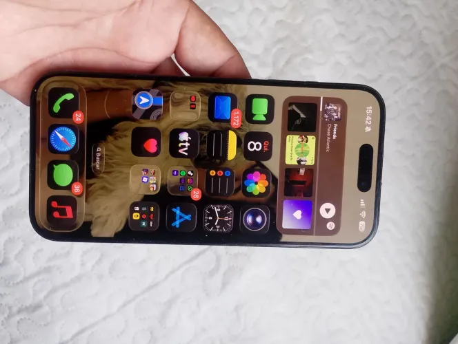 iPhone 15 pró, bateria 78,em ótimo estado