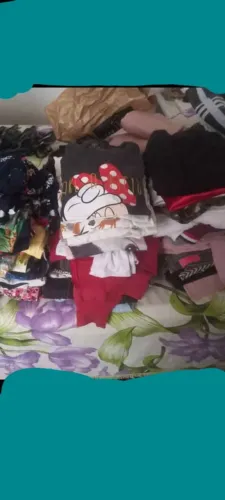 100 peças de roupas infantil de menina tamanhos variados