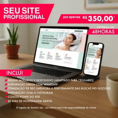 Crie Seu Site Profissional | Sem Mensalidades Ocultas