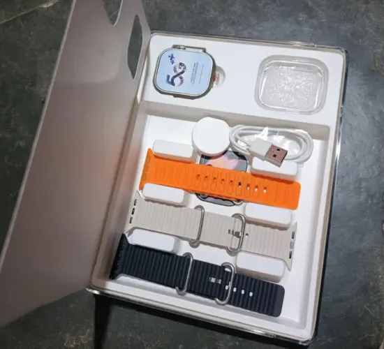 Smartwatch Microwear 4 Ultra AI 5G Novo + 3 Pulseiras e Película