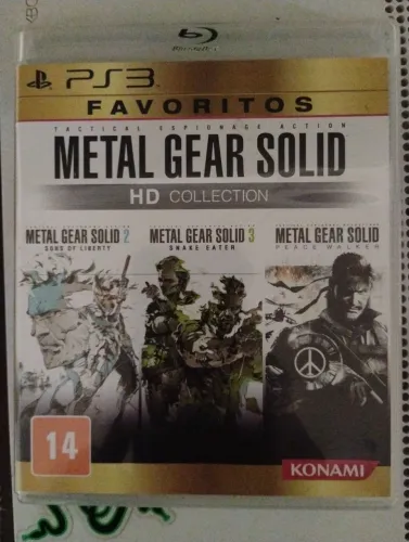Metal gear trilogia edição favoritos ps3