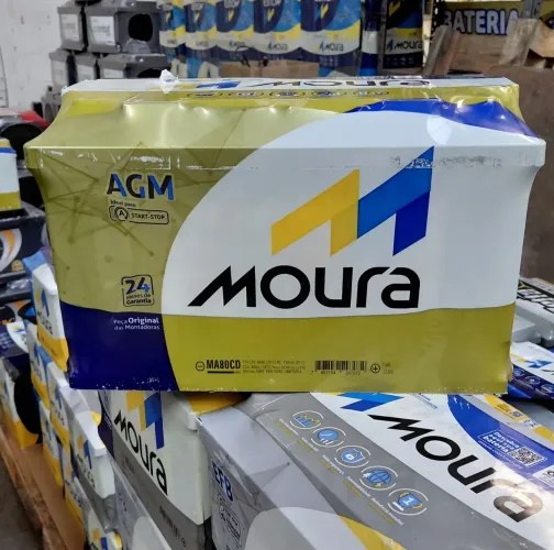 Bateria Moura MA80CD AGM StartStop 