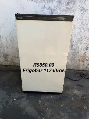 Frigobar consul 117 litros funcionando 
