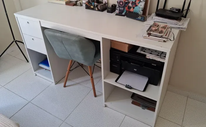 Mesa de Escritório Branca