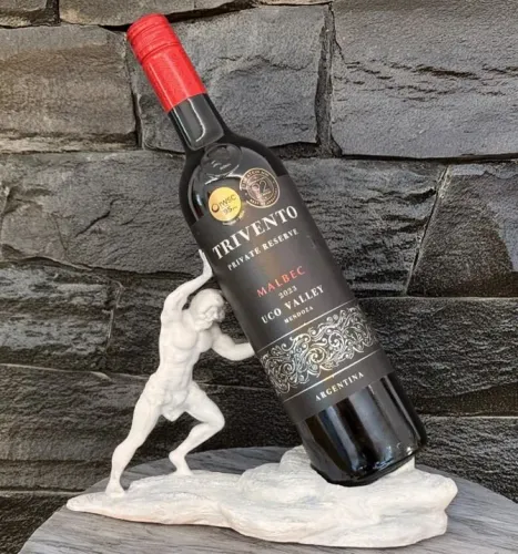 Suporte para garrafa de vinho 