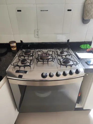 Vendo fogão usado Brastemp de embutir 