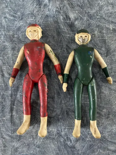 Flashman vermelho e verde antigos 