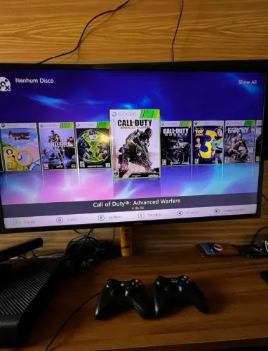 XBOX 360 + 57 JOGOS