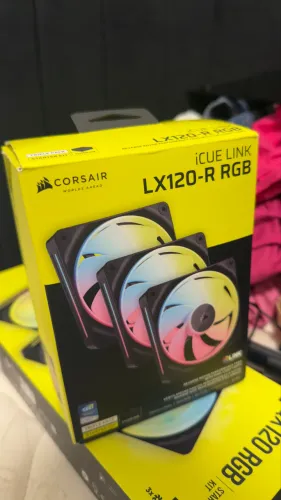 Kit fans corsair LX120-R RGB ICUE LINK