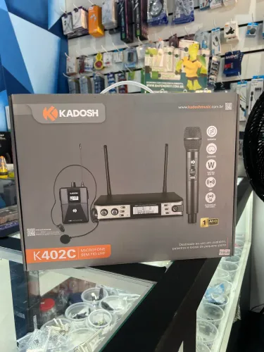 Microfone Kadosh k402c sem fio