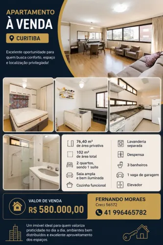 Apartamento à venda no bairro Juvevê