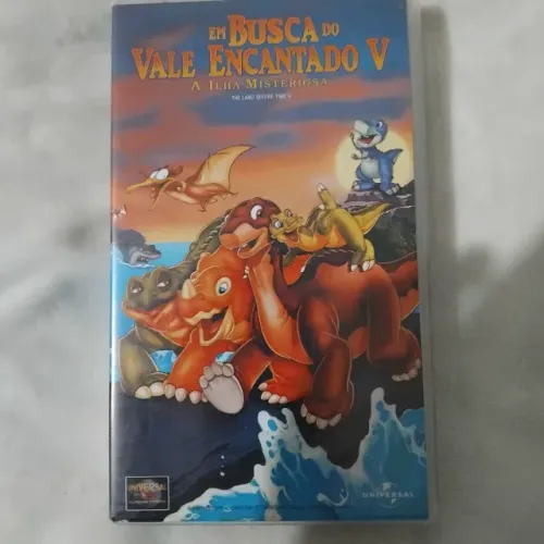 Fita Vhs original Dublada desenho Em Busca do Vale Encantado V ( vol 5)