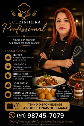 Cozinheira profissional