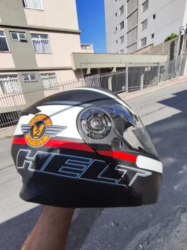 Capacete Helt Hippo Glass Spirit 58 Novo - Barato