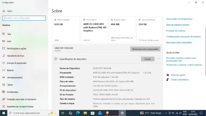 Notebook ASUS X550EA (SSD 240GB / 4GB RAM) - Ideal para Estudos e Tarefas Básicas