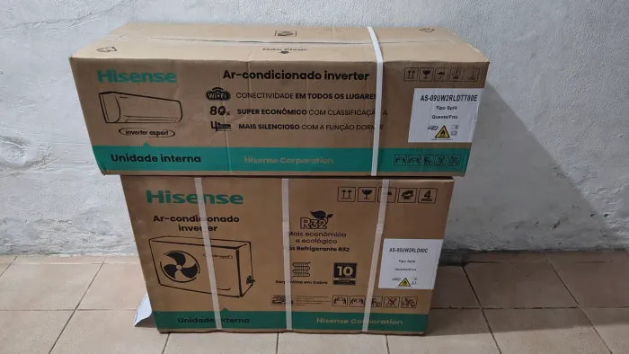 Ar condicionado Hisense Inverter Quente e Frio 9000 BTUs - Lacrado Na Caixa