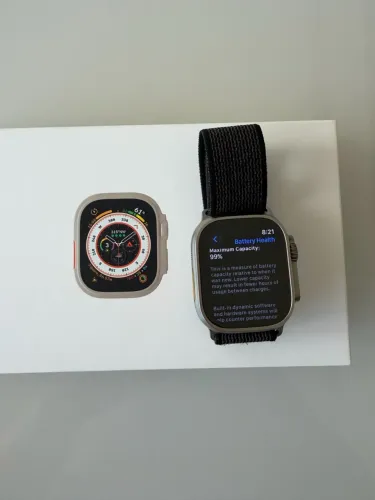 Apple Watch Ultra 99% Saude da Bateria