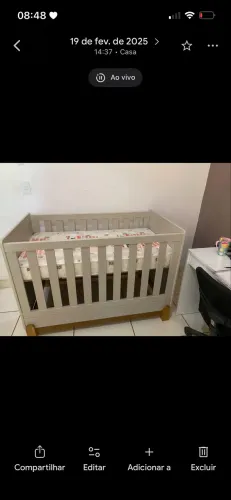 Berço que vira cama