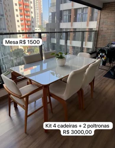 MESA + 6 CADEIRAS