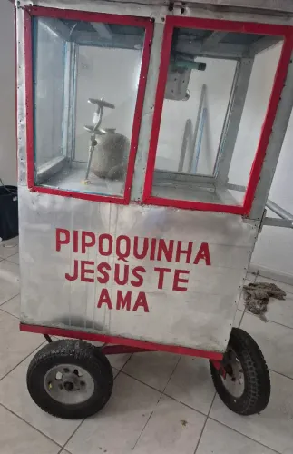 Carro de pipoca artesanal