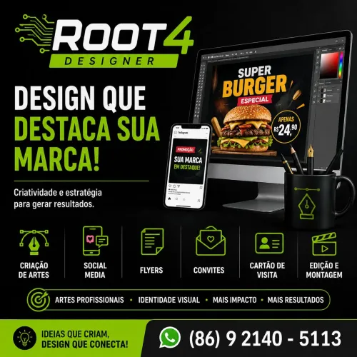 Criação de artes - Designer gráfico