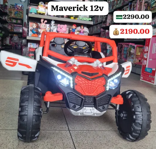 Bugg 12v com controle e pedal elétrico